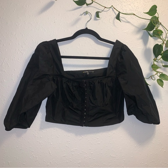 Mavi Cropped Corset Style Top - Picture 1 of 6